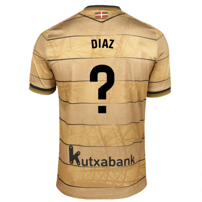 Danxen Herren Dani Díaz #0 Braun Auswärtstrikot Trikot 2024/25 T-Shirt Schweiz