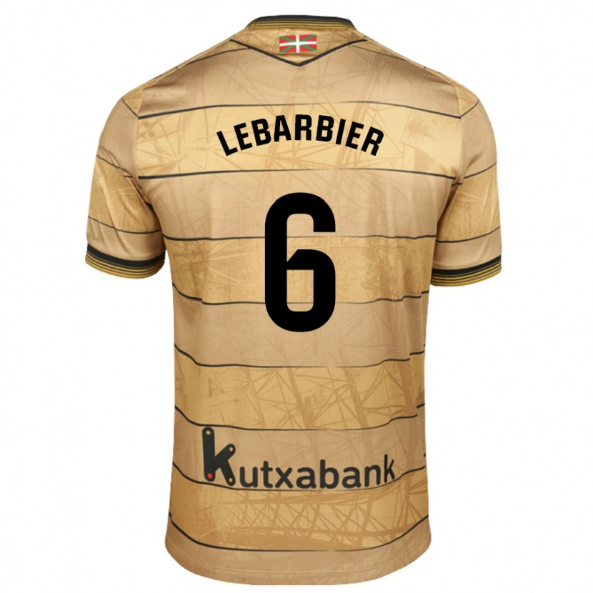 Danxen Herren Alex Lebarbier #6 Braun Auswärtstrikot Trikot 2024/25 T-Shirt Schweiz