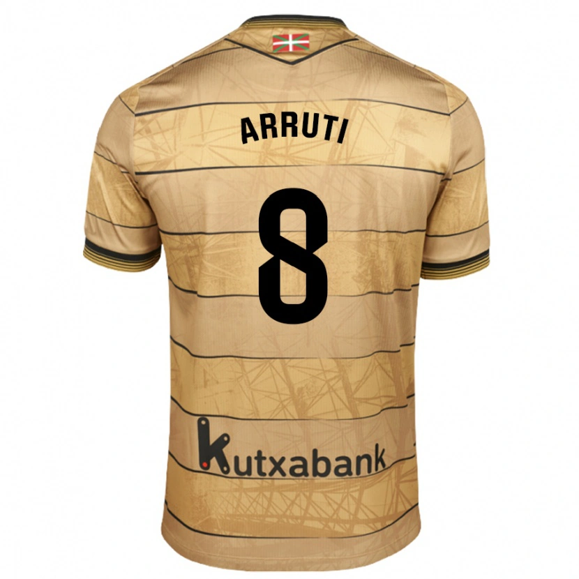 Danxen Herren Martín Arruti #8 Braun Auswärtstrikot Trikot 2024/25 T-Shirt Schweiz