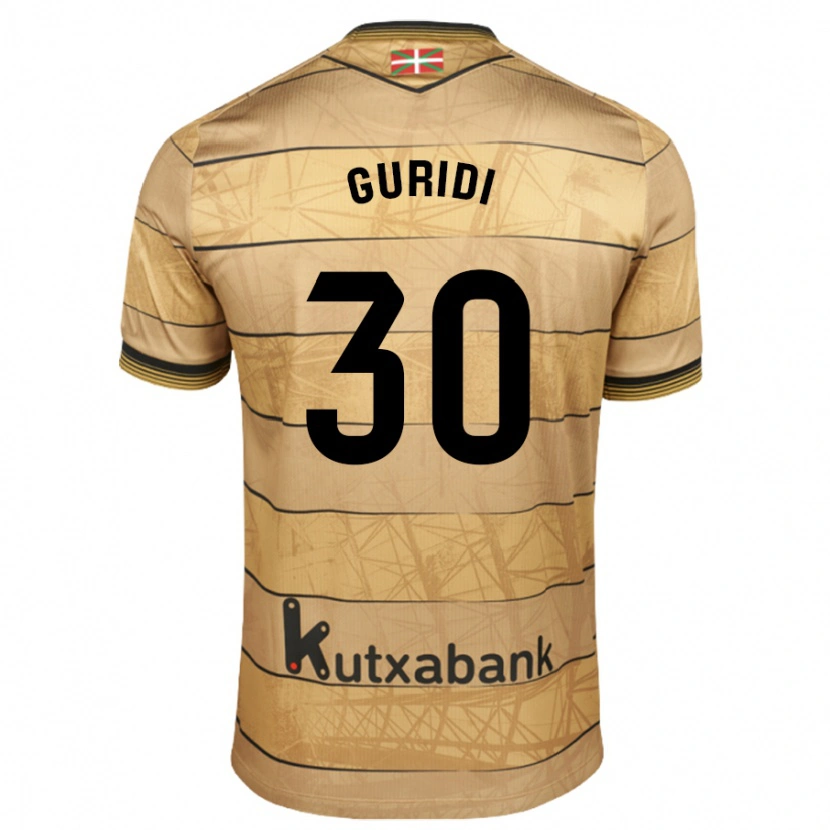 Danxen Herren Elene Guridi Mesonero #30 Braun Auswärtstrikot Trikot 2024/25 T-Shirt Schweiz