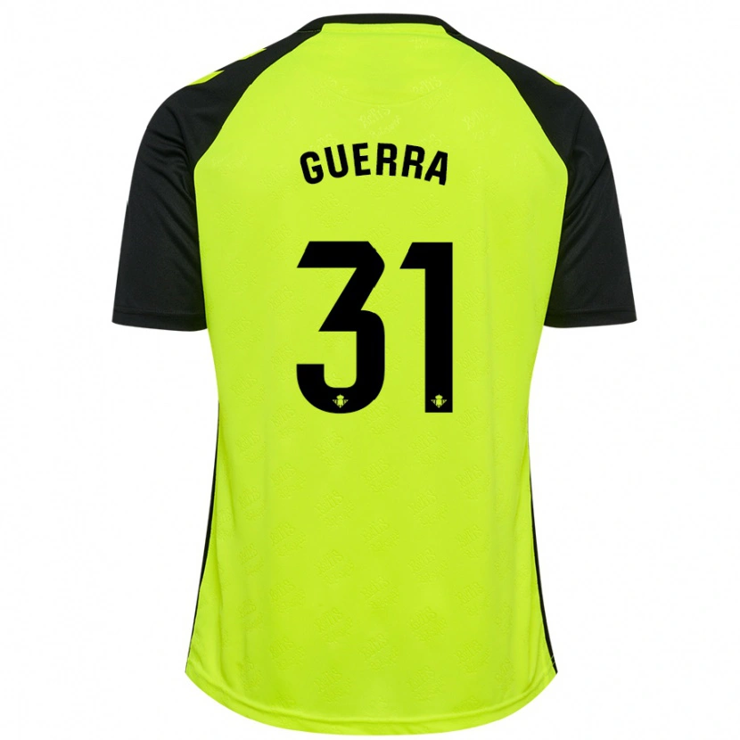 Danxen Herren Ana Guerra Morcillo #31 Fluoreszierendes Gelb Schwarz Auswärtstrikot Trikot 2024/25 T-Shirt Schweiz