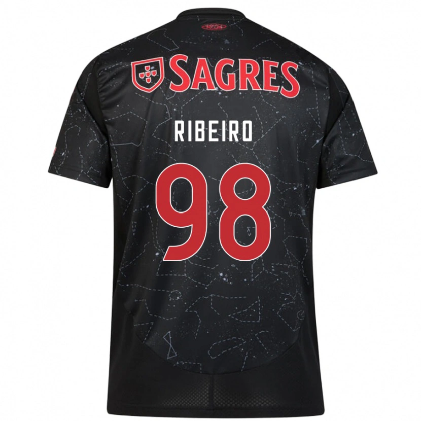 Danxen Herren Ricardo Ribeiro #98 Schwarz Rot Auswärtstrikot Trikot 2024/25 T-Shirt Schweiz