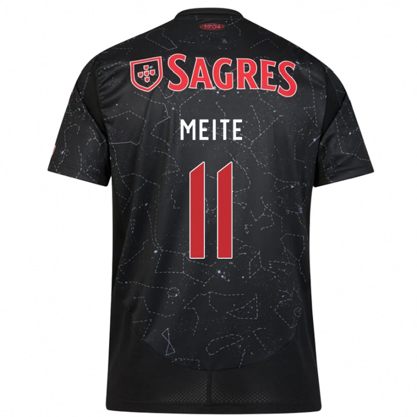 Danxen Herren Soualiho Meite #11 Schwarz Rot Auswärtstrikot Trikot 2024/25 T-Shirt Schweiz