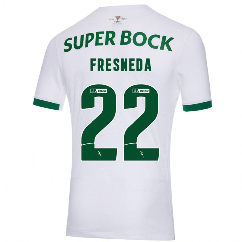 Danxen Herren Iván Fresneda #22 Weiß Grün Auswärtstrikot Trikot 2024/25 T-Shirt Schweiz