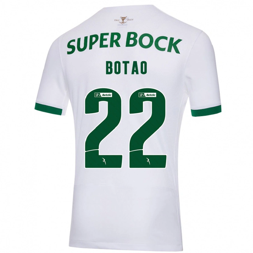 Danxen Herren Martim Botão #22 Weiß Grün Auswärtstrikot Trikot 2024/25 T-Shirt Schweiz