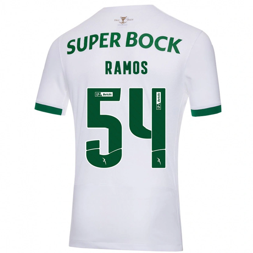 Danxen Herren Bruno Ramos #54 Weiß Grün Auswärtstrikot Trikot 2024/25 T-Shirt Schweiz