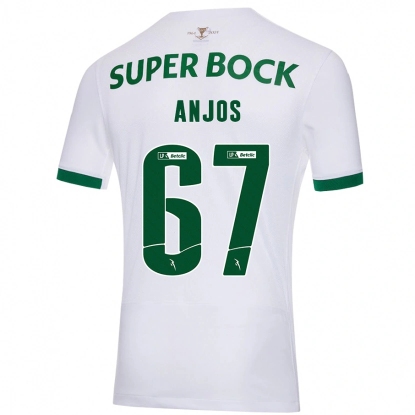 Danxen Herren Lucas Anjos #67 Weiß Grün Auswärtstrikot Trikot 2024/25 T-Shirt Schweiz