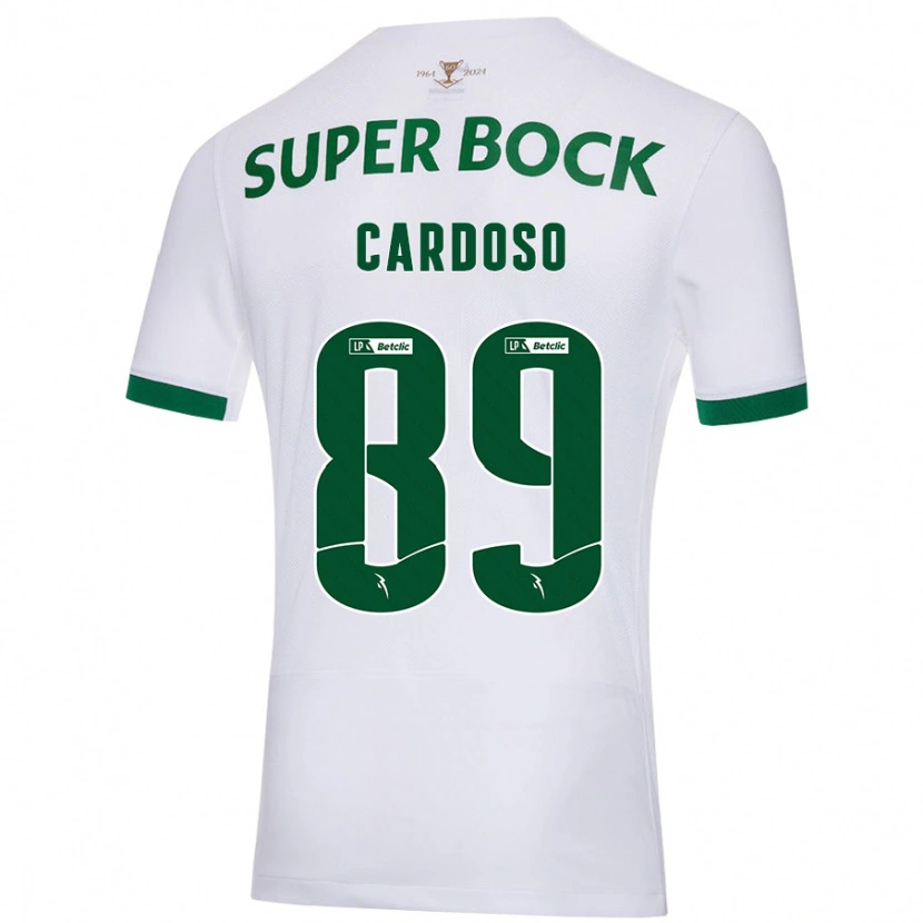 Danxen Herren Nilton Cardoso #89 Weiß Grün Auswärtstrikot Trikot 2024/25 T-Shirt Schweiz