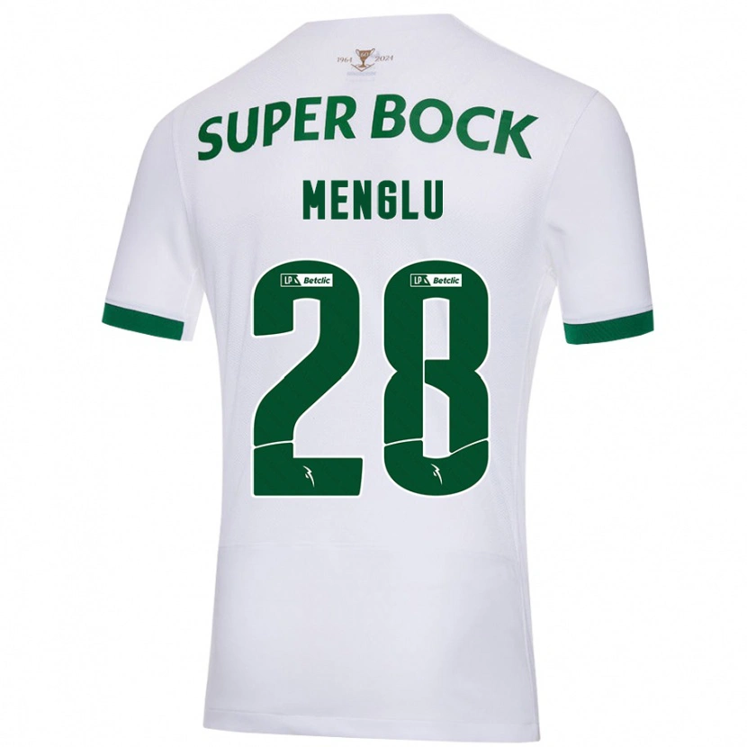 Danxen Herren Shen Menglu #28 Weiß Grün Auswärtstrikot Trikot 2024/25 T-Shirt Schweiz