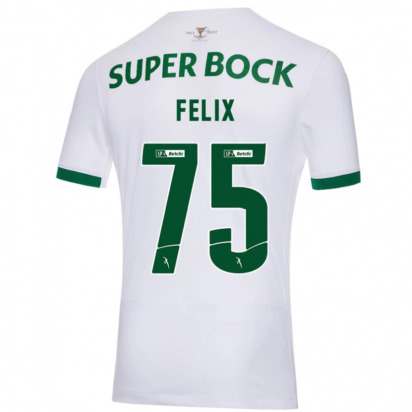 Danxen Herren Vando Félix #75 Weiß Grün Auswärtstrikot Trikot 2024/25 T-Shirt Schweiz