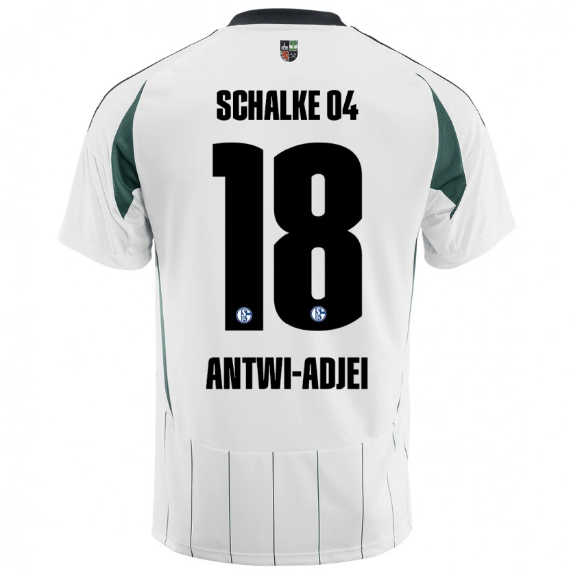 Danxen Herren Christopher Antwi-Adjei #18 Weiß Grün Auswärtstrikot Trikot 2024/25 T-Shirt Schweiz