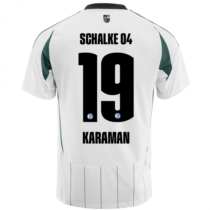 Danxen Herren Kenan Karaman #19 Weiß Grün Auswärtstrikot Trikot 2024/25 T-Shirt Schweiz