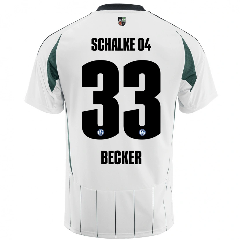 Danxen Herren Vitalie Becker #33 Weiß Grün Auswärtstrikot Trikot 2024/25 T-Shirt Schweiz