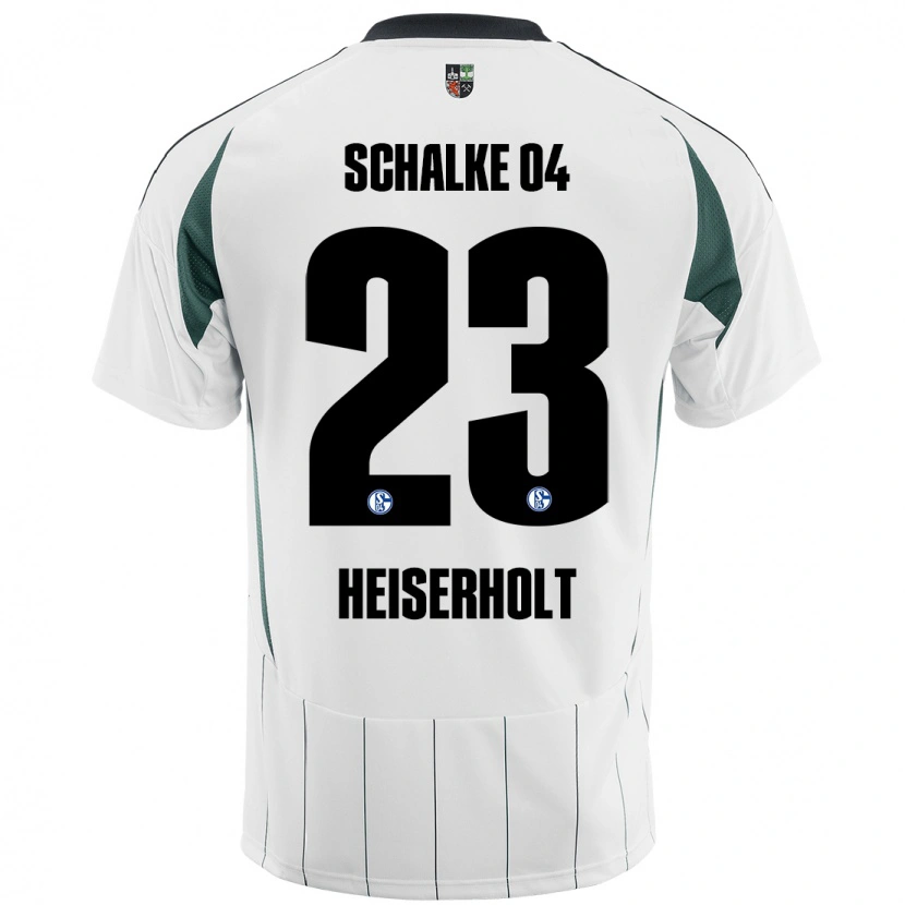 Danxen Herren Finn Heiserholt #23 Weiß Grün Auswärtstrikot Trikot 2024/25 T-Shirt Schweiz