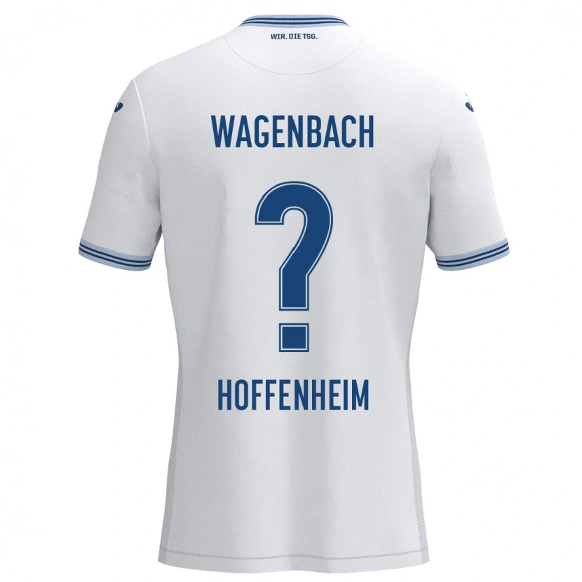 Danxen Herren Lion Wagenbach #0 Weiß Blau Auswärtstrikot Trikot 2024/25 T-Shirt Schweiz