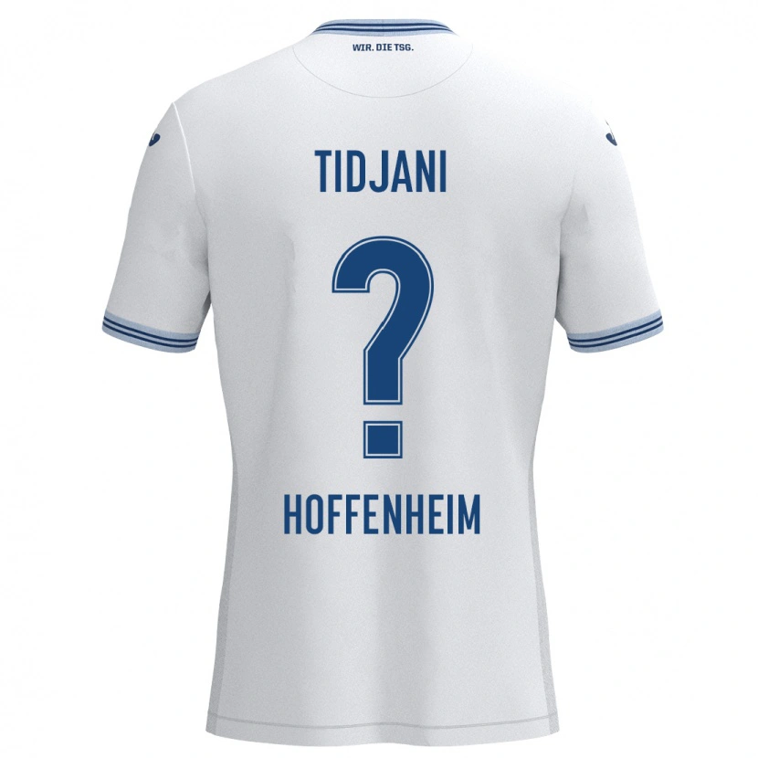 Danxen Herren Nouh Tidjani #0 Weiß Blau Auswärtstrikot Trikot 2024/25 T-Shirt Schweiz