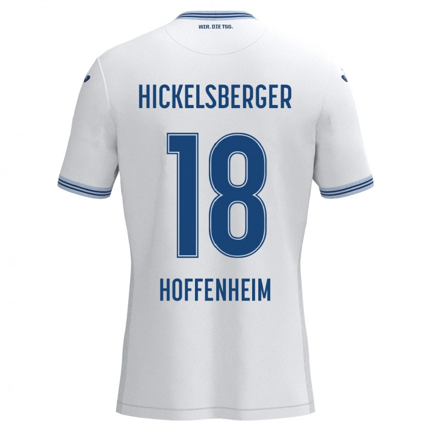 Danxen Herren Julia Hickelsberger #18 Weiß Blau Auswärtstrikot Trikot 2024/25 T-Shirt Schweiz