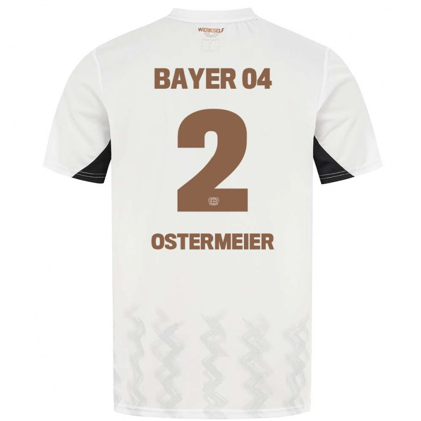 Danxen Herren Selina Ostermeier #2 Weiß Schwarz Auswärtstrikot Trikot 2024/25 T-Shirt Schweiz