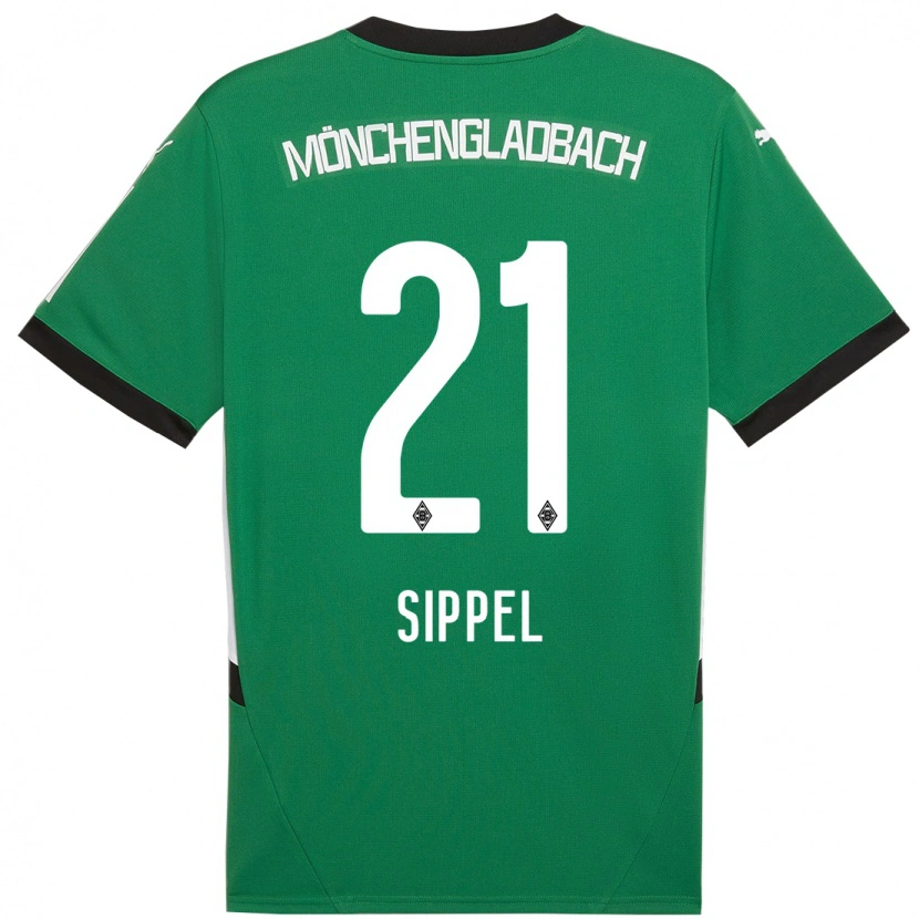 Danxen Herren Tobias Sippel #21 Grün Weiß Auswärtstrikot Trikot 2024/25 T-Shirt Schweiz