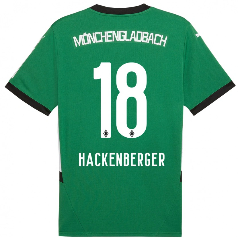 Danxen Herren Jessica Hackenberger #18 Grün Weiß Auswärtstrikot Trikot 2024/25 T-Shirt Schweiz