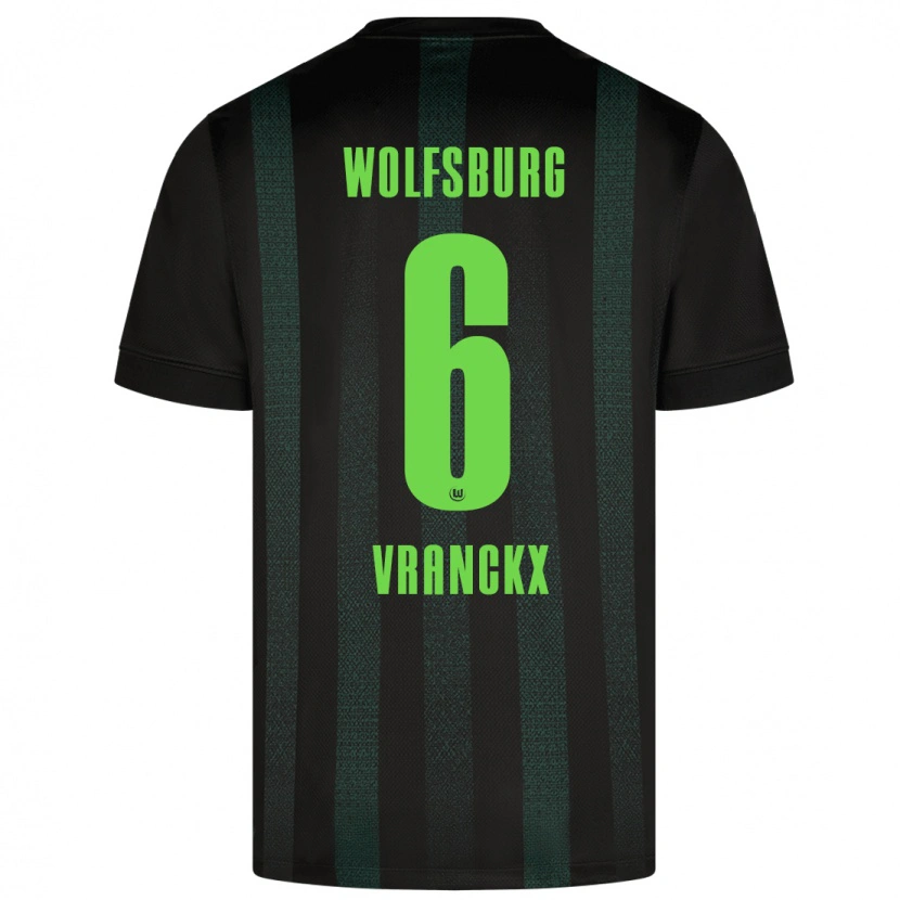 Danxen Herren Aster Vranckx #6 Dunkelgrün Auswärtstrikot Trikot 2024/25 T-Shirt Schweiz