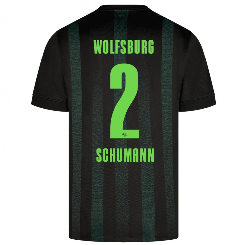 Danxen Herren Anton Schumann #2 Dunkelgrün Auswärtstrikot Trikot 2024/25 T-Shirt Schweiz