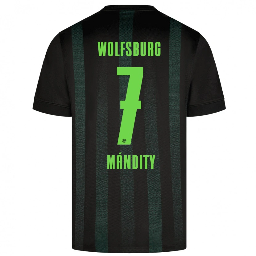 Danxen Herren Márkó Mándity #7 Dunkelgrün Auswärtstrikot Trikot 2024/25 T-Shirt Schweiz