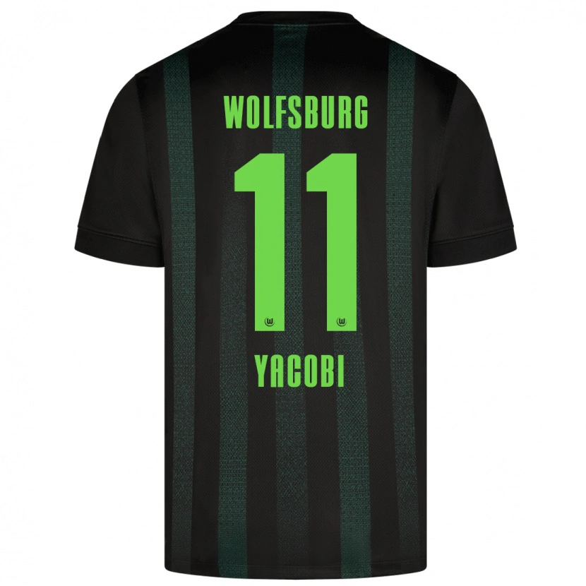 Danxen Herren Nilas Yacobi #11 Dunkelgrün Auswärtstrikot Trikot 2024/25 T-Shirt Schweiz