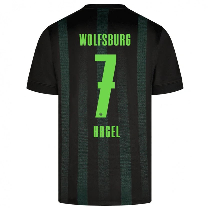 Danxen Herren Chantal Hagel #7 Dunkelgrün Auswärtstrikot Trikot 2024/25 T-Shirt Schweiz