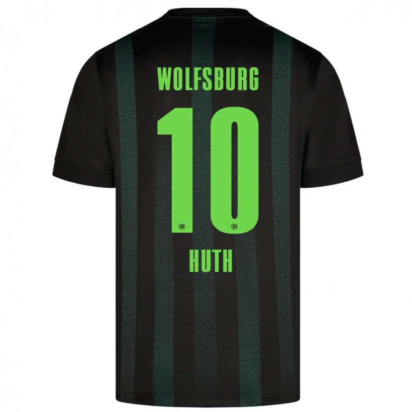 Danxen Herren Svenja Huth #10 Dunkelgrün Auswärtstrikot Trikot 2024/25 T-Shirt Schweiz