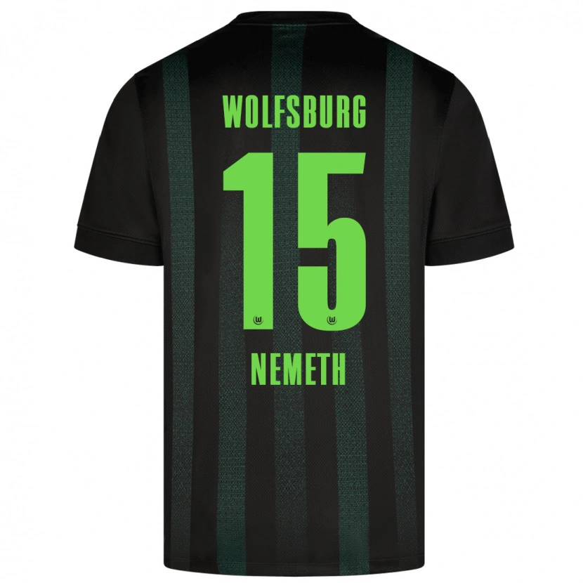 Danxen Herren Diána Németh #15 Dunkelgrün Auswärtstrikot Trikot 2024/25 T-Shirt Schweiz