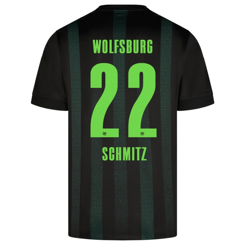 Danxen Herren Lisa Schmitz #22 Dunkelgrün Auswärtstrikot Trikot 2024/25 T-Shirt Schweiz