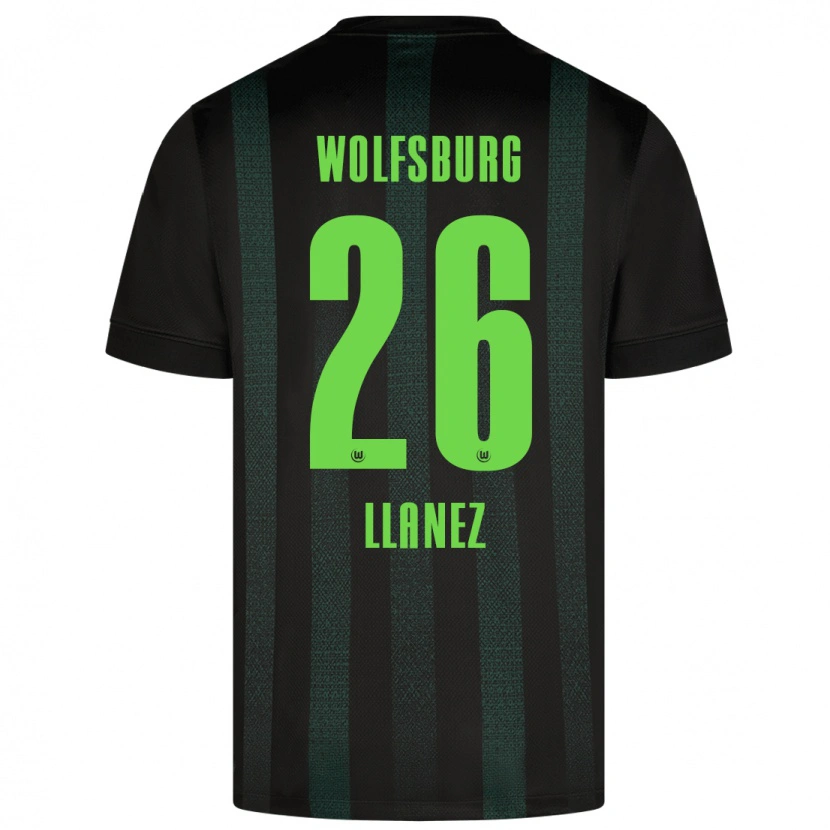 Danxen Herren Ulysses Llanez #26 Dunkelgrün Auswärtstrikot Trikot 2024/25 T-Shirt Schweiz