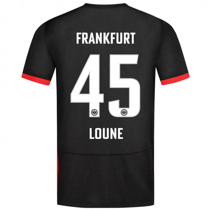 Danxen Herren Mehdi Loune #45 Schwarz Auswärtstrikot Trikot 2024/25 T-Shirt Schweiz