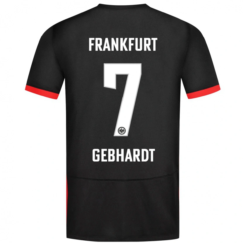 Danxen Herren Luca Gebhardt #7 Schwarz Auswärtstrikot Trikot 2024/25 T-Shirt Schweiz