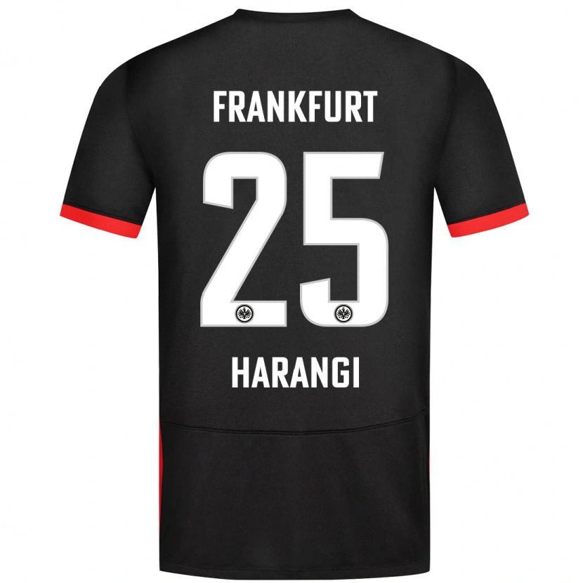 Danxen Herren Aiden Harangi #25 Schwarz Auswärtstrikot Trikot 2024/25 T-Shirt Schweiz