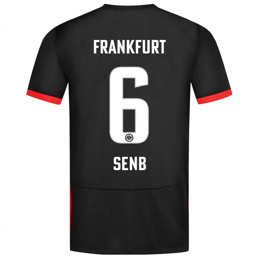 Danxen Herren Elisa Senß #6 Schwarz Auswärtstrikot Trikot 2024/25 T-Shirt Schweiz