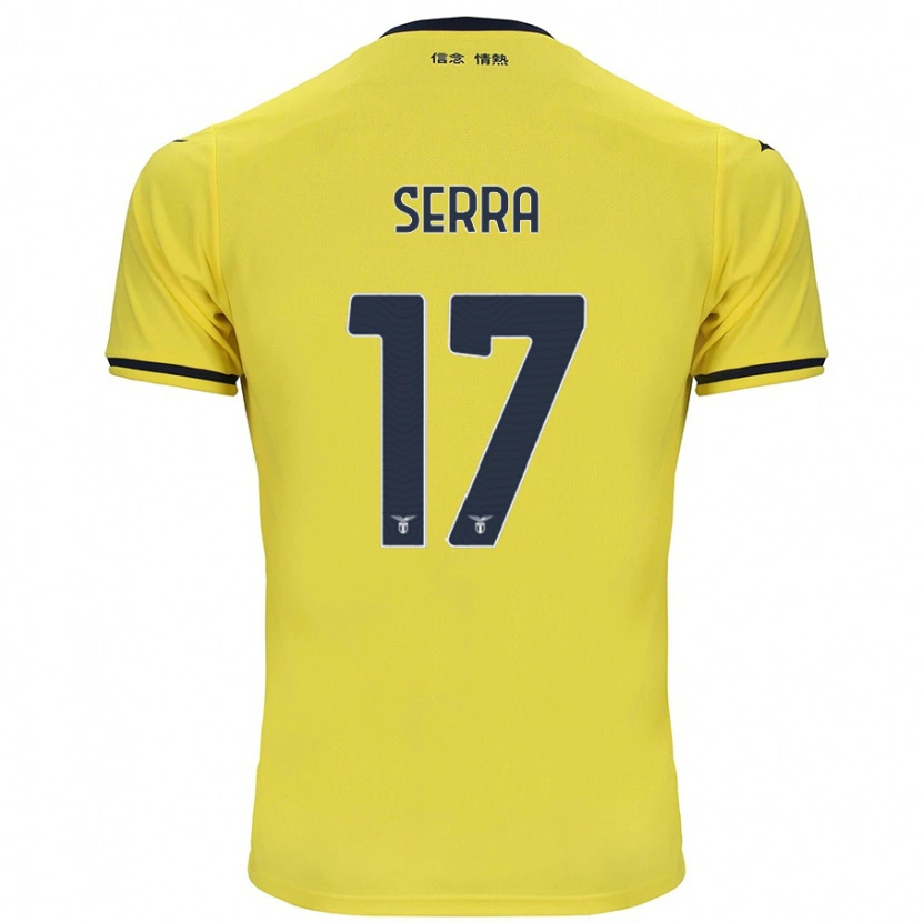 Danxen Herren Federico Serra #17 Gelb Auswärtstrikot Trikot 2024/25 T-Shirt Schweiz