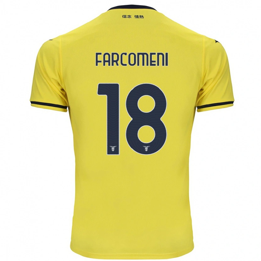 Danxen Herren Valerio Farcomeni #18 Gelb Auswärtstrikot Trikot 2024/25 T-Shirt Schweiz