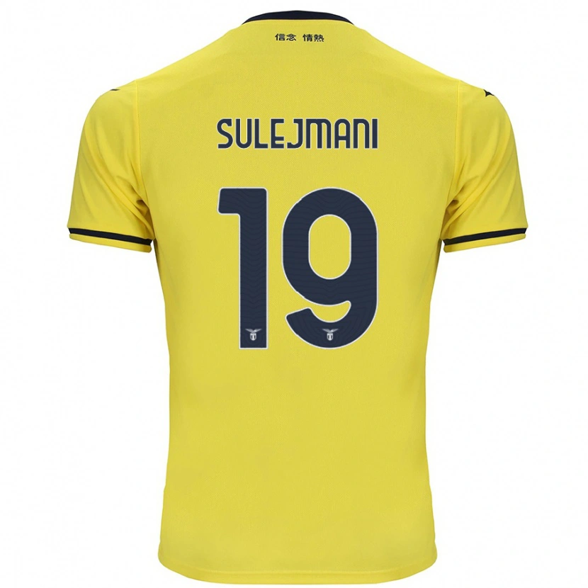 Danxen Herren Flavio Sulejmani #19 Gelb Auswärtstrikot Trikot 2024/25 T-Shirt Schweiz