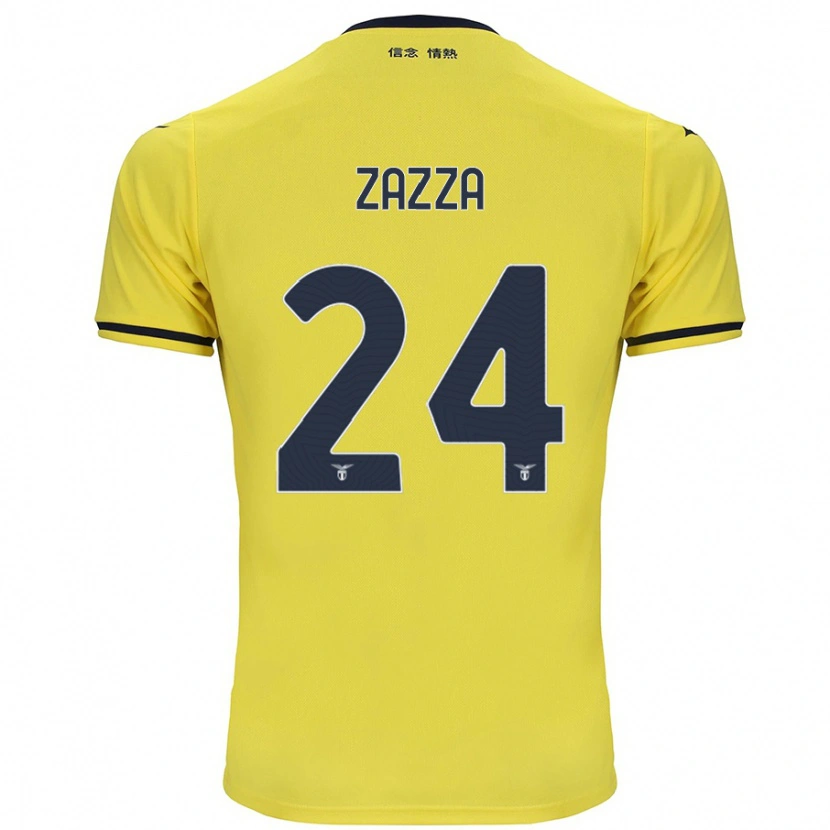 Danxen Herren Matteo Zazza #24 Gelb Auswärtstrikot Trikot 2024/25 T-Shirt Schweiz