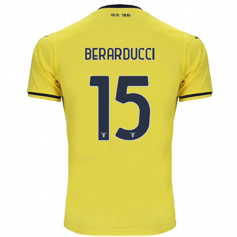 Danxen Herren Martina Berarducci #15 Gelb Auswärtstrikot Trikot 2024/25 T-Shirt Schweiz