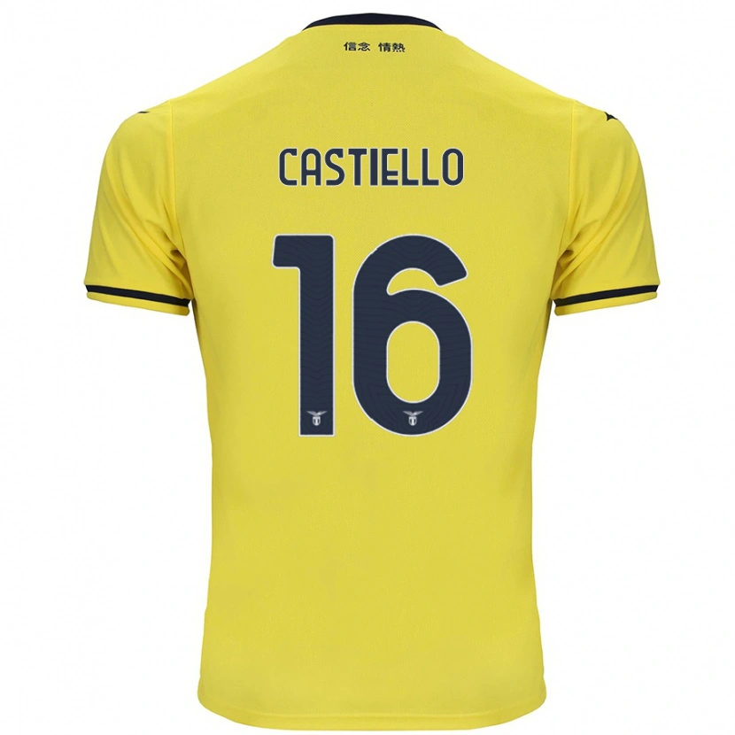 Danxen Herren Antonietta Castiello #16 Gelb Auswärtstrikot Trikot 2024/25 T-Shirt Schweiz