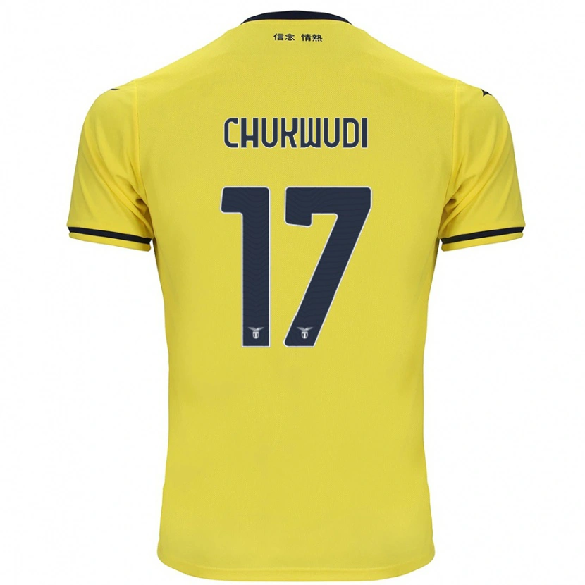 Danxen Herren Ogonna Chukwudi #17 Gelb Auswärtstrikot Trikot 2024/25 T-Shirt Schweiz