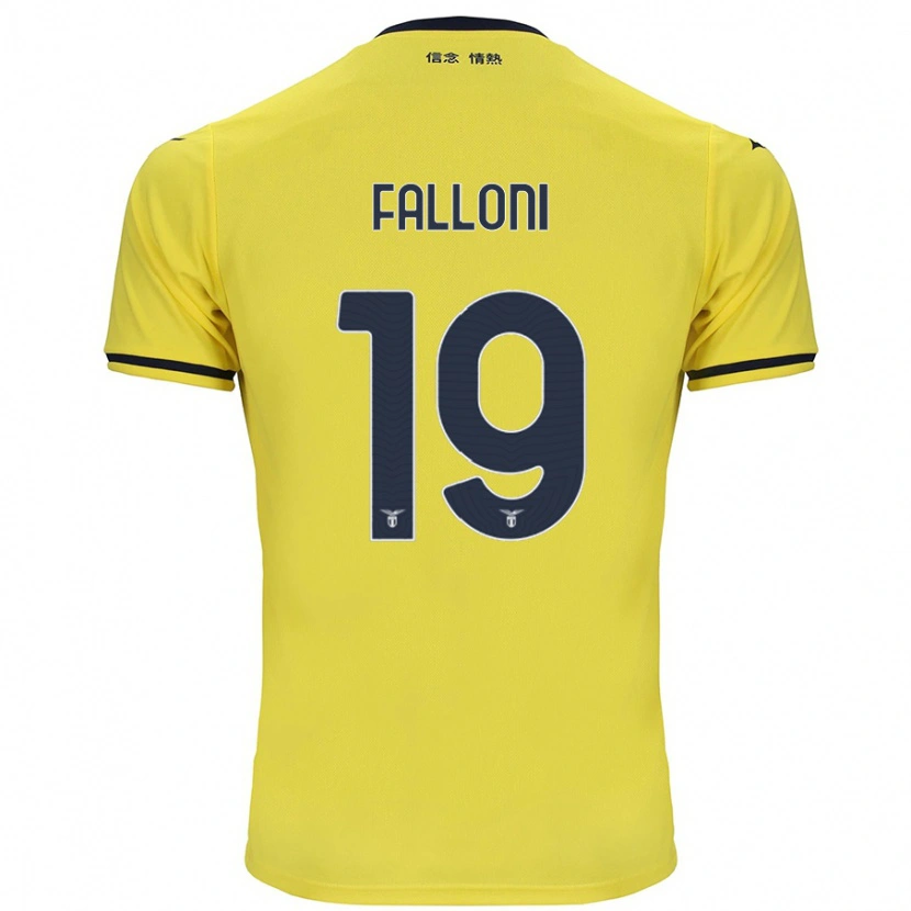 Danxen Herren Ludovica Falloni #19 Gelb Auswärtstrikot Trikot 2024/25 T-Shirt Schweiz