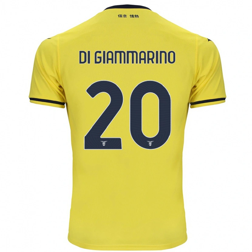 Danxen Herren Virginia Di Giammarino #20 Gelb Auswärtstrikot Trikot 2024/25 T-Shirt Schweiz