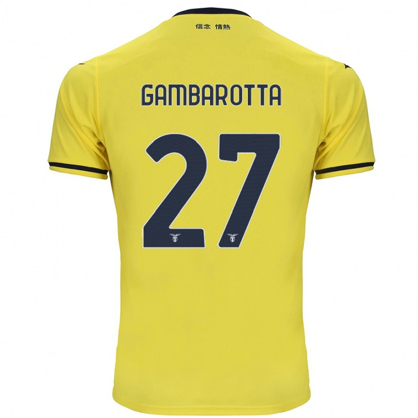 Danxen Herren Margot Gambarotta #27 Gelb Auswärtstrikot Trikot 2024/25 T-Shirt Schweiz