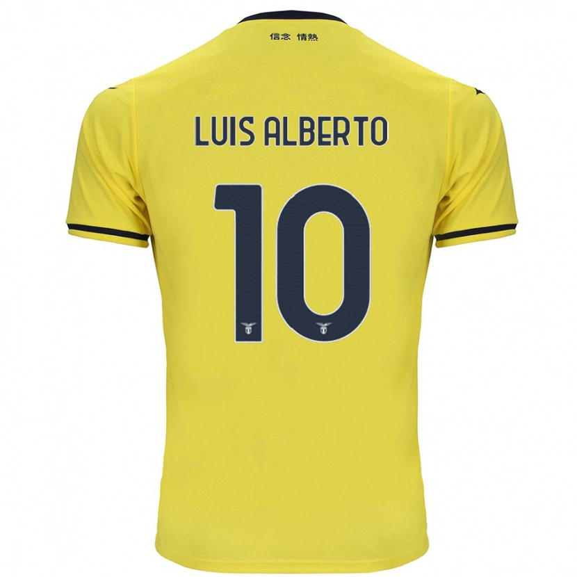 Danxen Herren Luis Alberto #10 Gelb Auswärtstrikot Trikot 2024/25 T-Shirt Schweiz