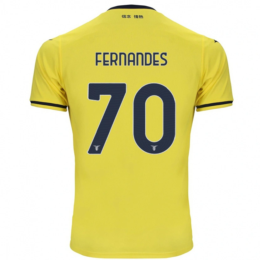 Danxen Herren Saná Fernandes #70 Gelb Auswärtstrikot Trikot 2024/25 T-Shirt Schweiz