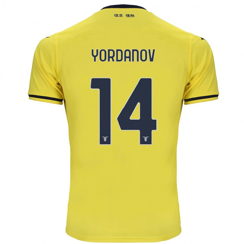 Danxen Herren Damyan Yordanov #14 Gelb Auswärtstrikot Trikot 2024/25 T-Shirt Schweiz